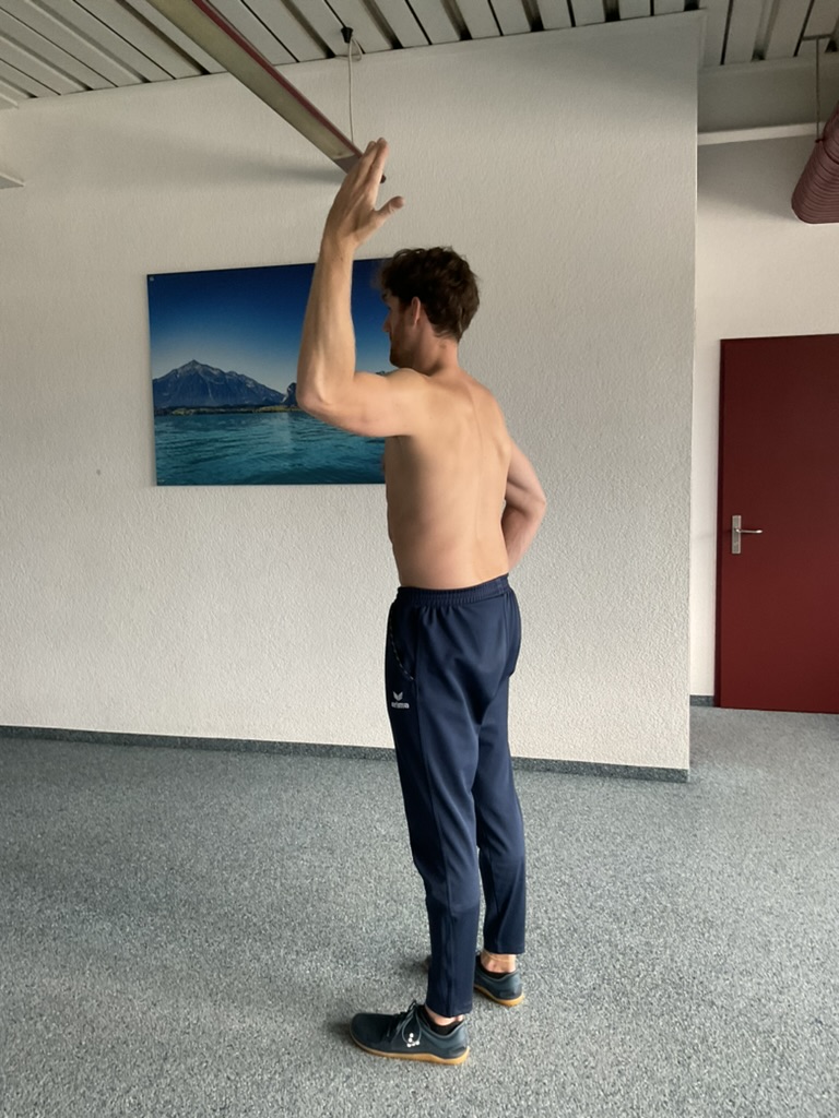 shoulder external rotation in 90 degrees abduction