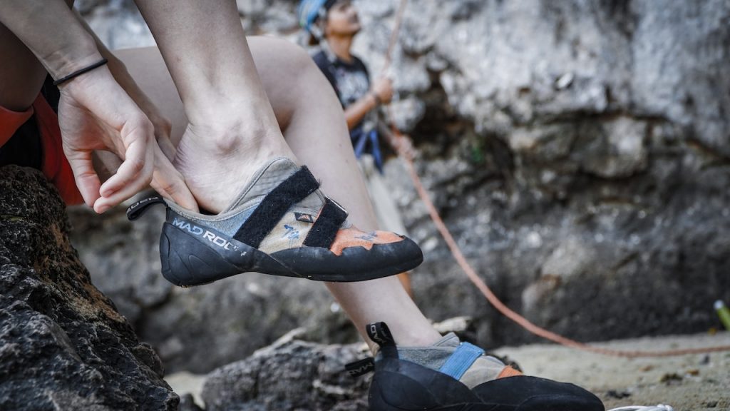 rock climbing shoe